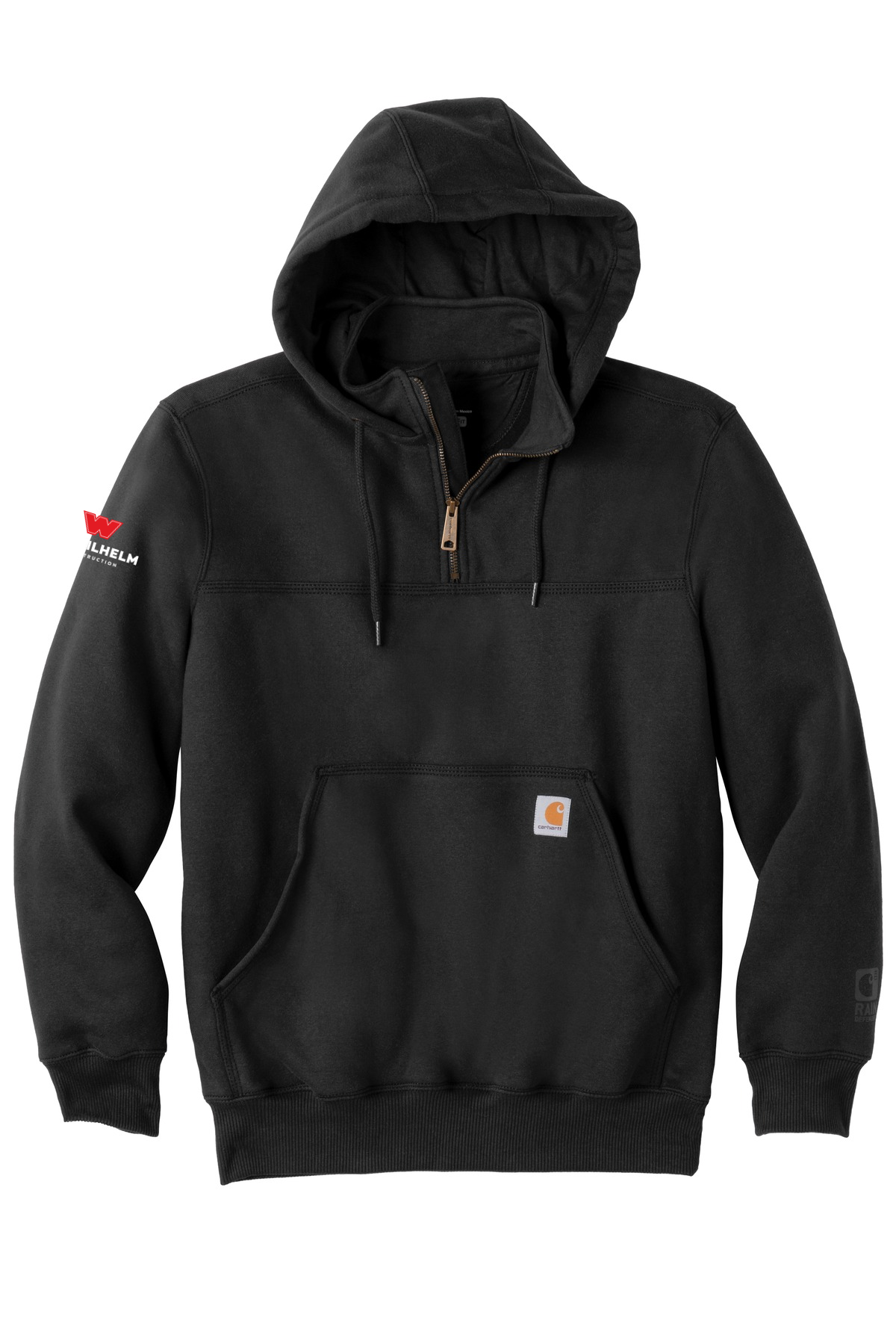 Carhartt Rain Defender Paxton Heavyweight Hooded Zip Mock Sweatshirt